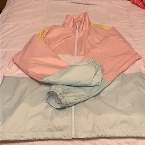 Colorblock men’s f21 windbreaker jacket